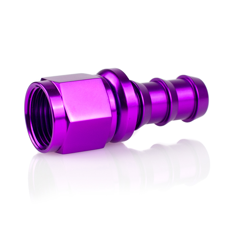 Purple ColorFittings Barb Push-Loc